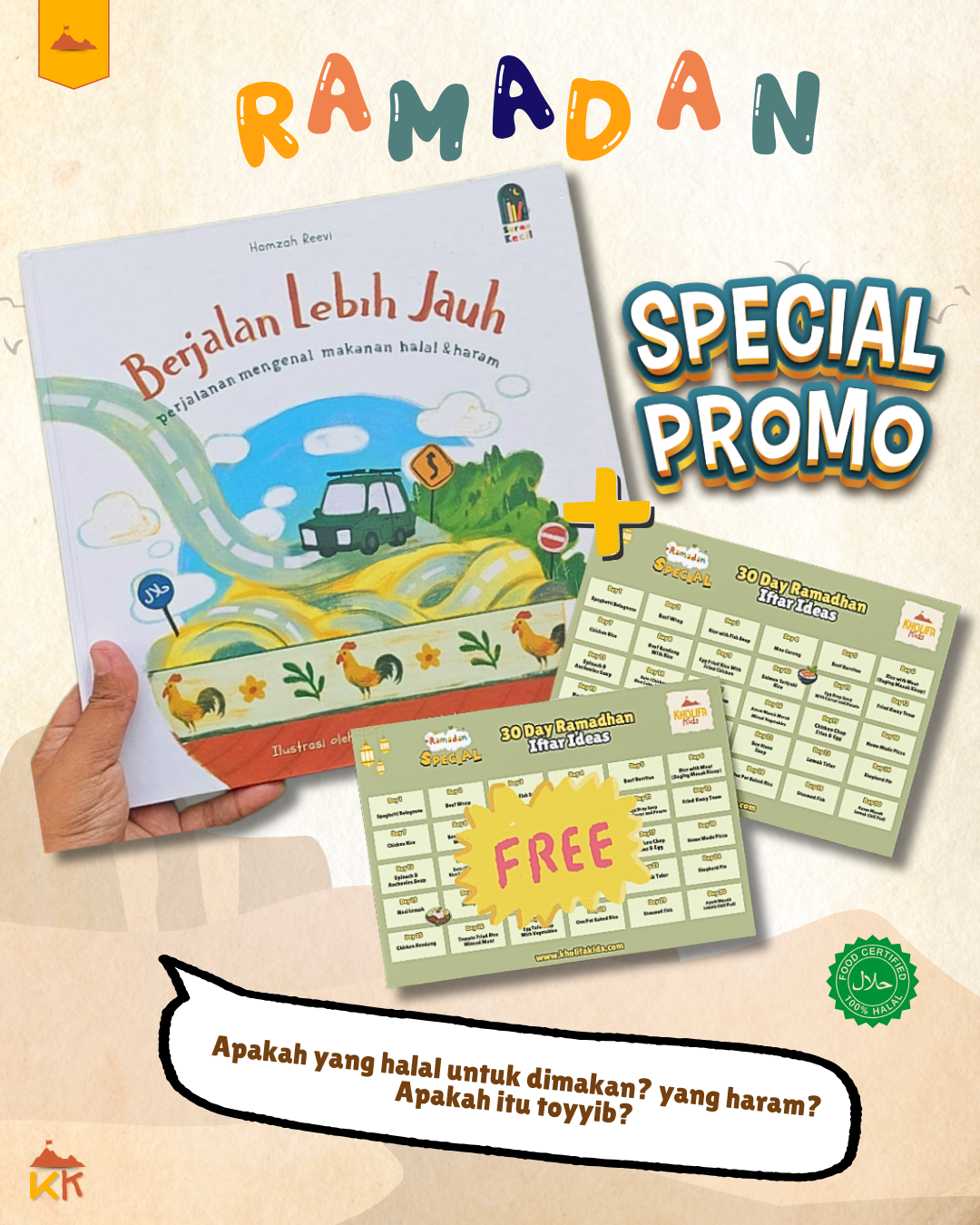 Berjalan Lebih Jauh - Perjalanan mengenal makanan halal dan haram